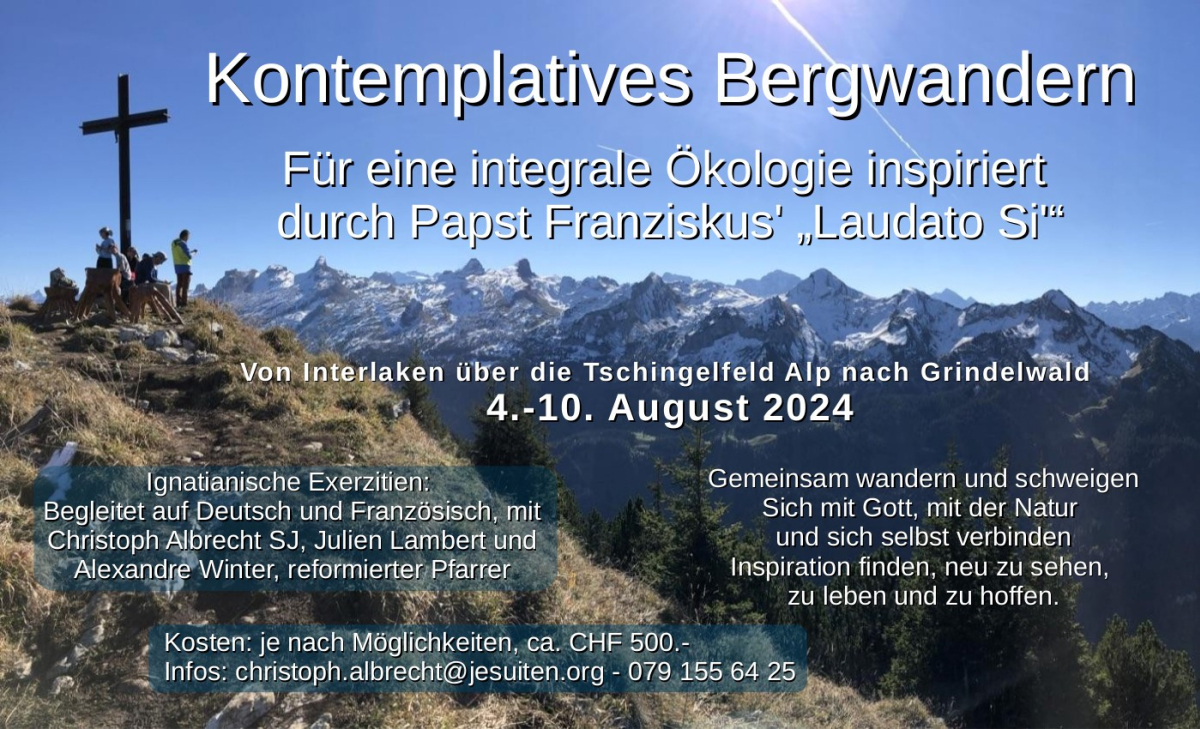 Kontemplatives Bergwandern 04.-10. August 2024